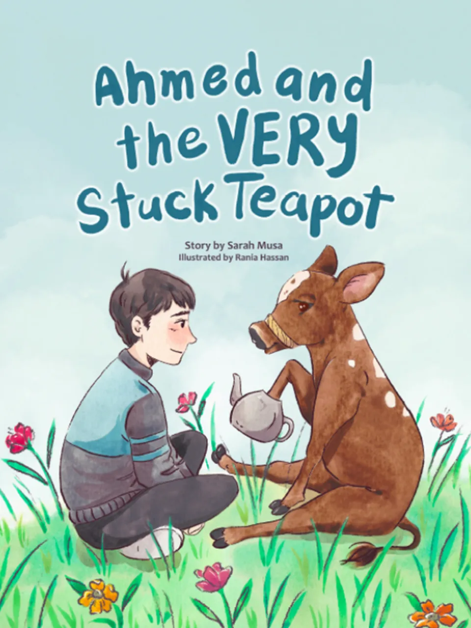 Cover of Ahmed and the Very Stuck Teapot, a picture book by Sarah Musa